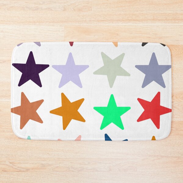 Item preview, Abstract Multi Color Star Pattern designed and sold by Pixel4Art.