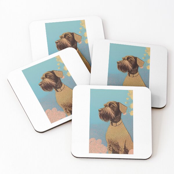 Item preview, German wirehaired pointer  designed and sold by GroovyDino.