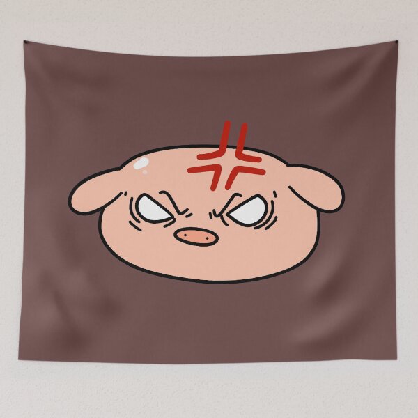 Item preview, Angry Pig Face designed and sold by SaradaBoru.