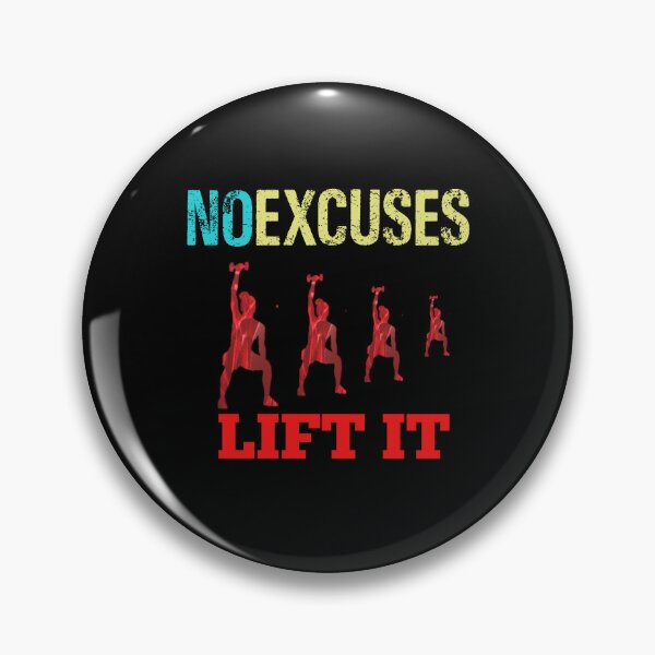 Item preview, No Excuses AMRAP Lift It designed and sold by Desiznn.