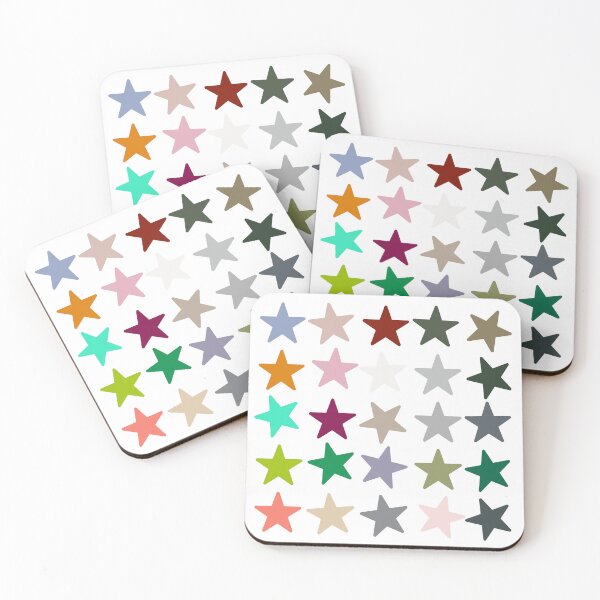 Item preview, Abstract Multi Color Star Pattern designed and sold by Pixel4Art.