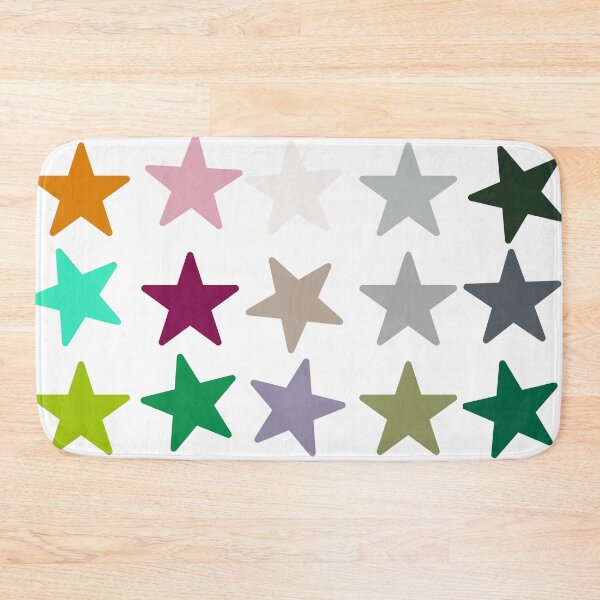 Item preview, Abstract Multi Color Star Pattern designed and sold by Pixel4Art.