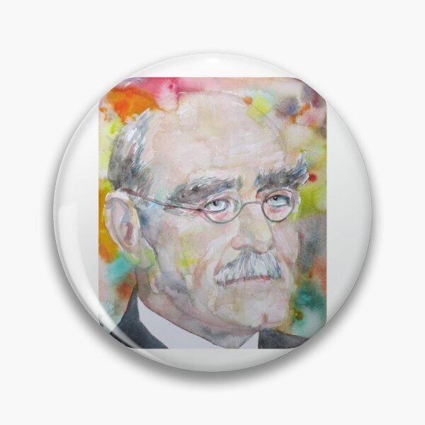 Item preview, RUDYARD KIPLING - Aquarellporträt .1    designed and sold by LaleStudio454.