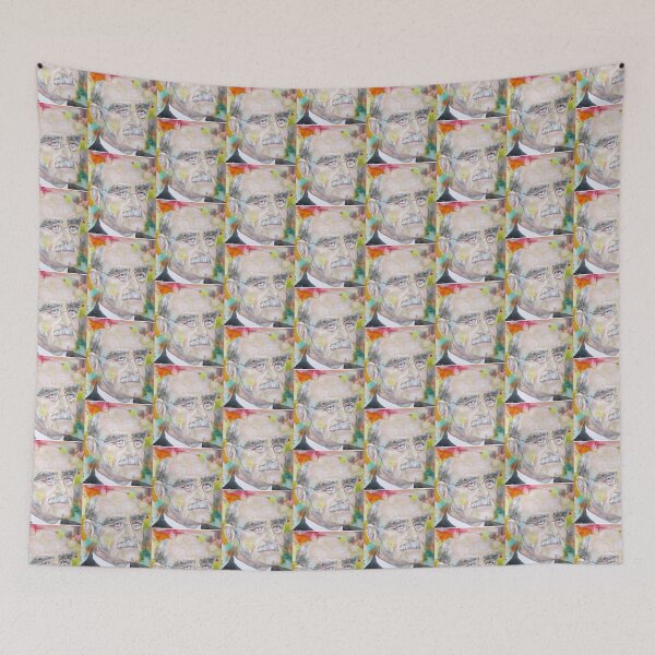Item preview, RUDYARD KIPLING - Aquarellporträt .1    designed and sold by LaleStudio454.