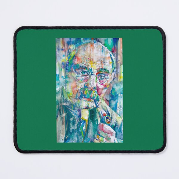 Item preview, RUDYARD KIPLING - Aquarellporträt .2 designed and sold by LaleStudio454.