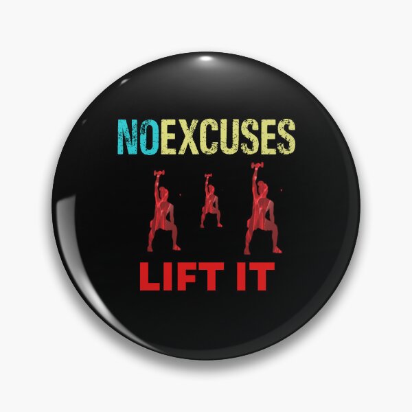 Item preview, No Excuses AMRAP Lift It Gym designed and sold by Desiznn.