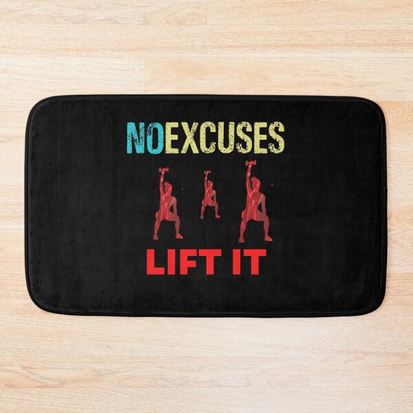 Item preview, No Excuses AMRAP Lift It Gym designed and sold by Desiznn.