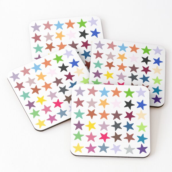 Item preview, Abstract Multi Color Star Pattern designed and sold by Pixel4Art.