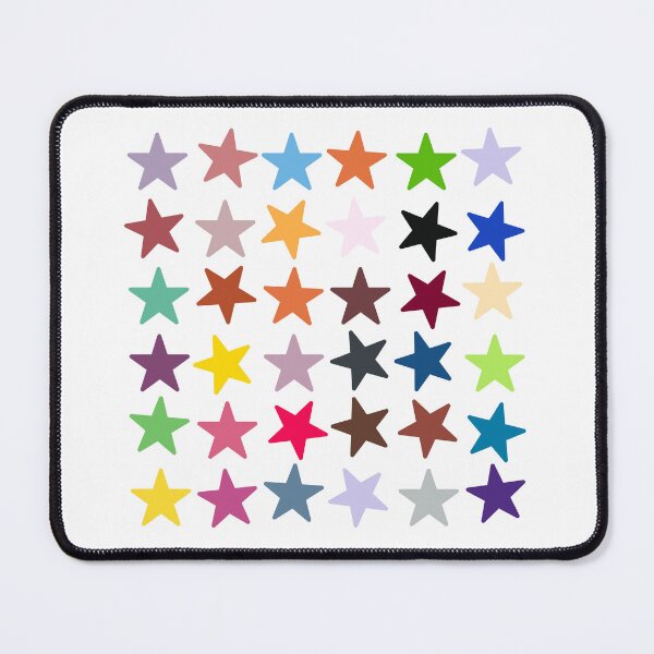 Item preview, Abstract Multi Color Star Pattern designed and sold by Pixel4Art.