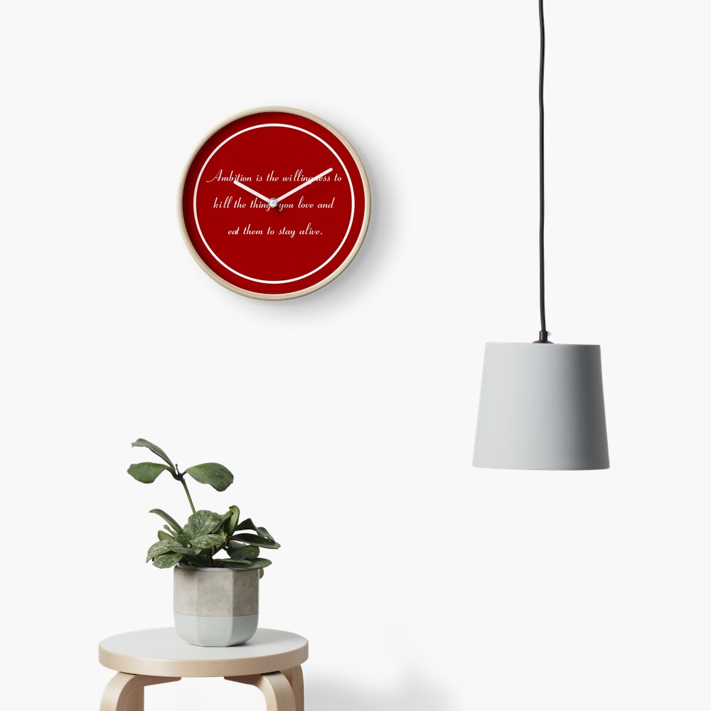 Item preview, Clock designed and sold by CanisPicta.