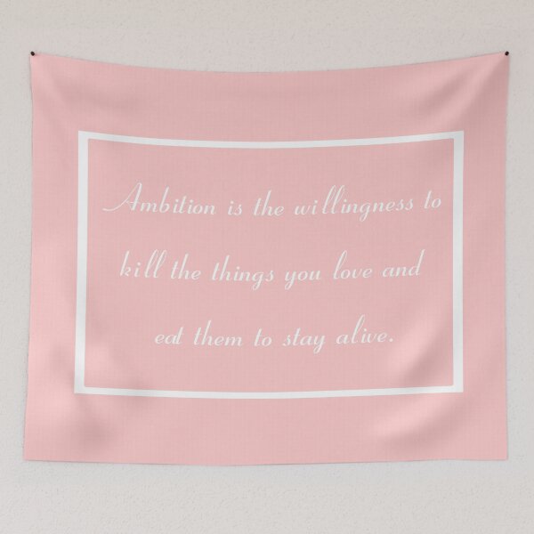 Item preview, 30 Rock, Inspired, PINK, TV, Show, Jack, Donaghy, Quote, Ambition, Funny, Humor, Twisted, Lemon designed and sold by CanisPicta.