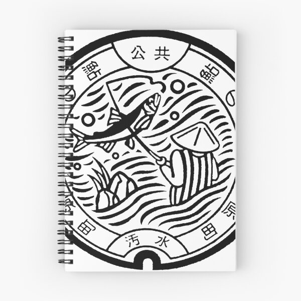 Item preview, Fisherman on manhole in Japan - Black designed and sold by mattraski.