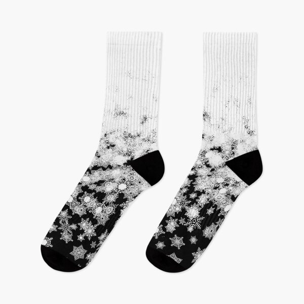 Item preview, Blizzard - Snowflakes on a black background designed and sold by illustratious.
