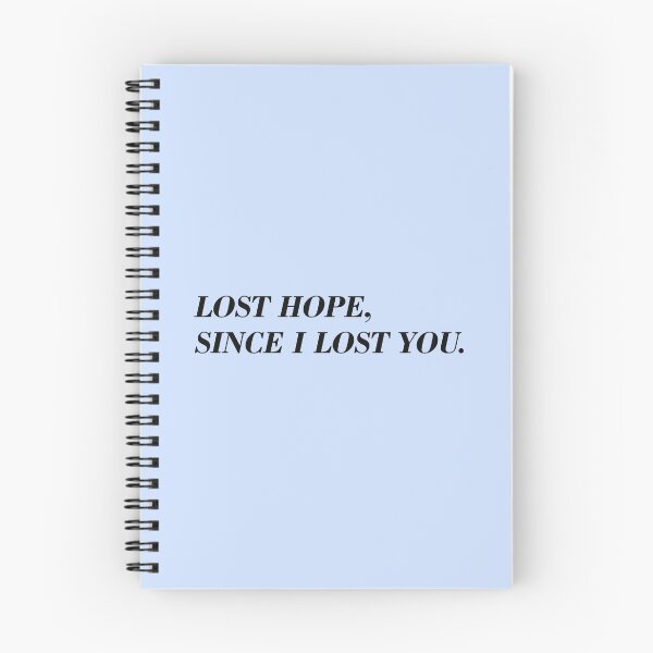 Item preview, LOST HOPE, SINCE I LOST YOU. designed and sold by ZalynsGraphic.