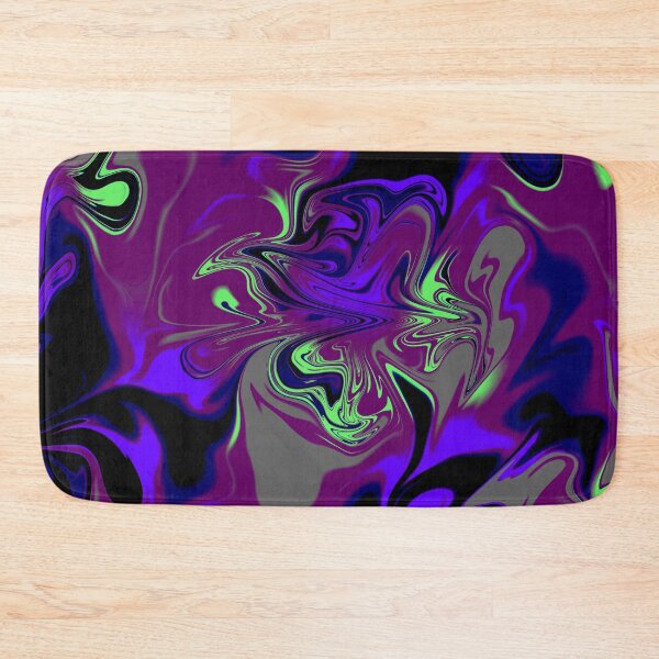 Item preview, Blue, Purple, Black  And Grey Liquid Art. Liquid Marble. Abstract Design. designed and sold by Jason123za.