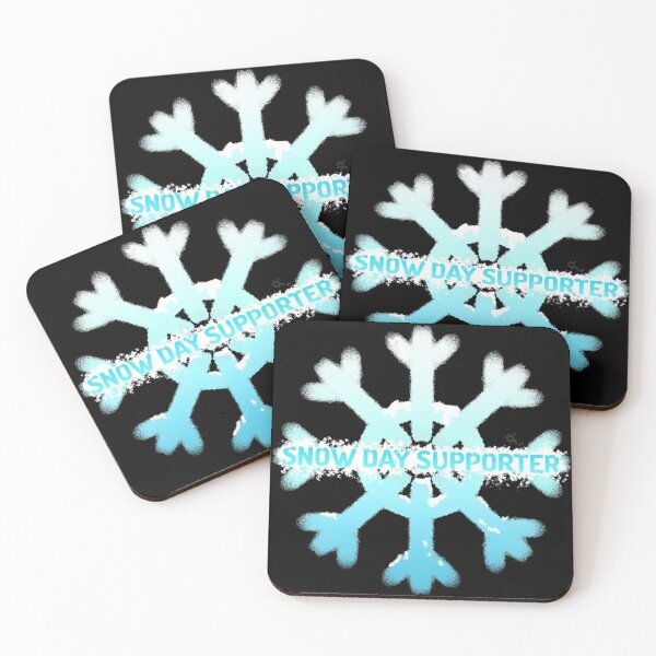 Item preview, Snow Day Supporter / Blue Gradient Snowflake no. 4 designed and sold by AgnieshkaSiwek.