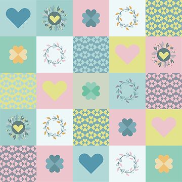 Imagen de la obra Patchwork corazones de AnaidZahori