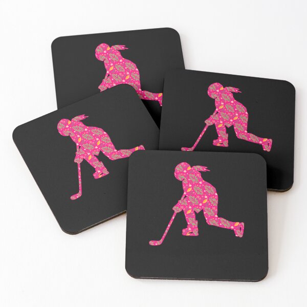 Item preview, Ice Hockey Girl Floral Novelty For Fan Players Goalie Coach designed and sold by rifatart.