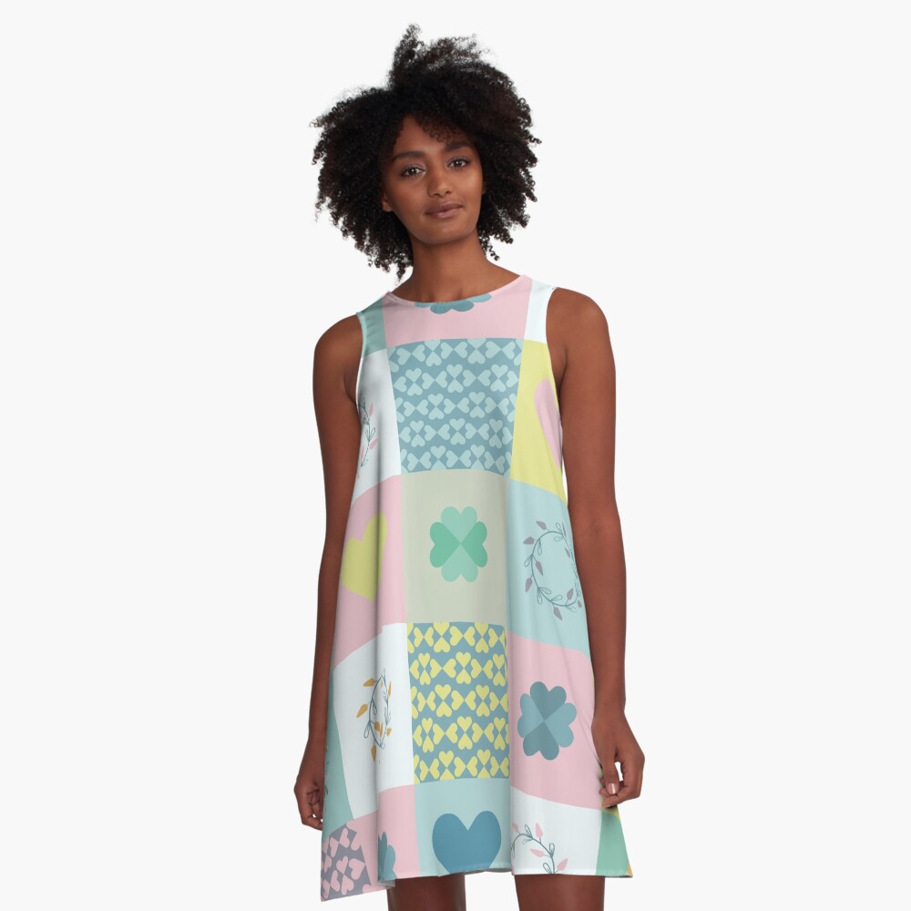 Vista previa del artículo con la obra «Vestido acampanado», diseñado y vendido por AnaidZahori.