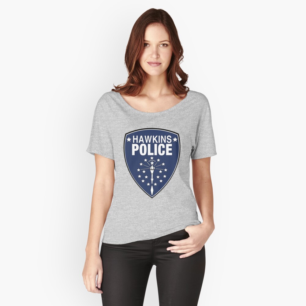 hawkins police department t shirt