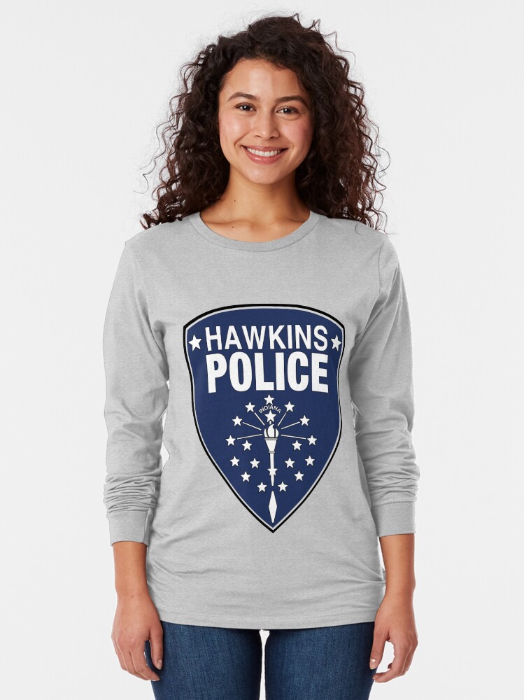 hawkins police department t shirt