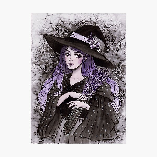 Lavender witch Photographic Print