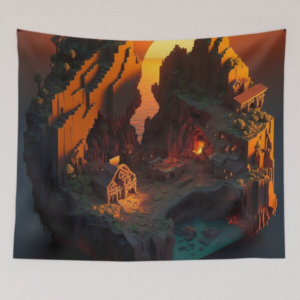 Item preview, My small worlds : sunset cliffs designed and sold by Lagavulin01.