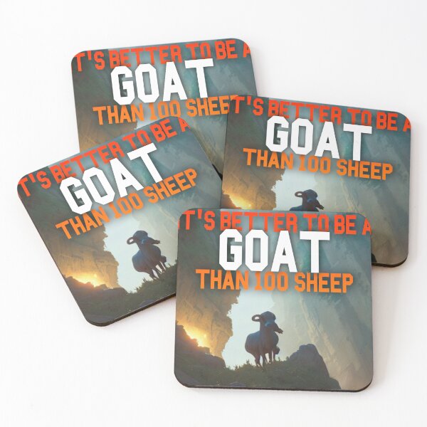 Item preview, Goat Simulator It's Better to Be A Goat Than 100 Sheep designed and sold by Trendy-Now.