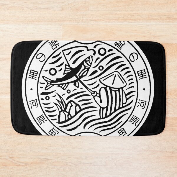 Item preview, Fisherman on manhole in Japan - White Inverted designed and sold by mattraski.
