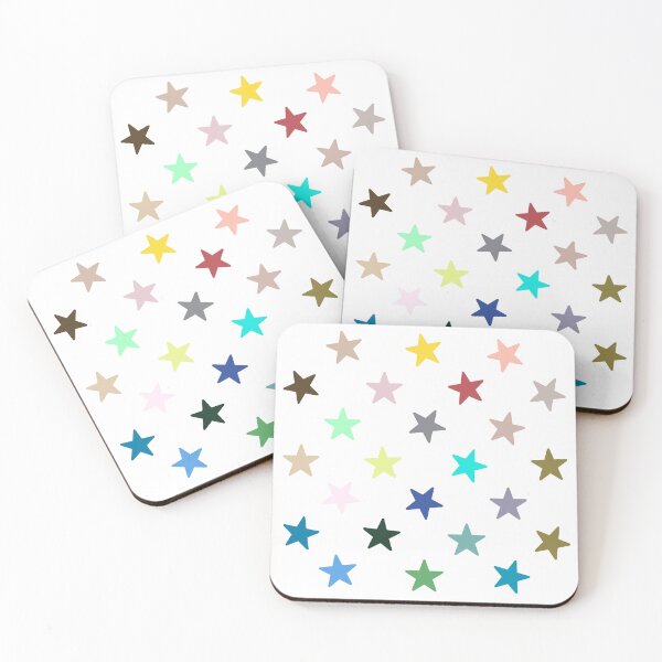 Item preview, Abstract Multi Color Star Pattern designed and sold by Pixel4Art.