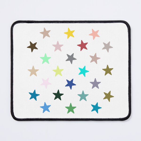 Item preview, Abstract Multi Color Star Pattern designed and sold by Pixel4Art.