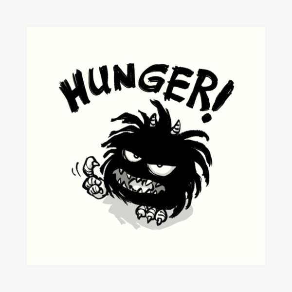 CORNIBUS HUNGER! Kunstdruck