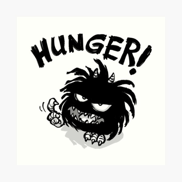 CORNIBUS HUNGER! Kunstdruck