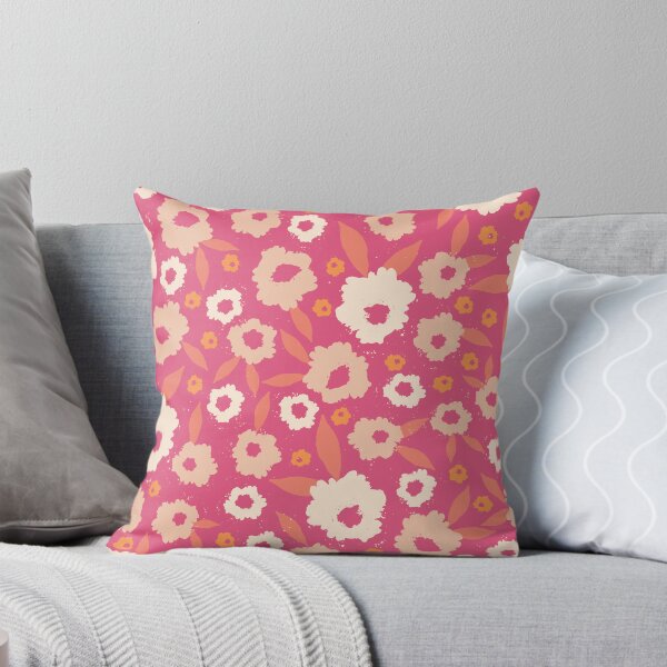 Item preview,  Lovely abstract flowers in pink bg designed and sold by Claudia S. Design.