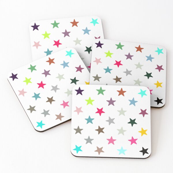 Item preview, Abstract Multi Color Star Pattern designed and sold by Pixel4Art.