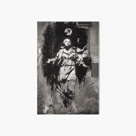 Banksy Madonna With a Pistol - Street Art Naples, Original Mural Art  Board Print for Sale by WE-ARE-BANKSY