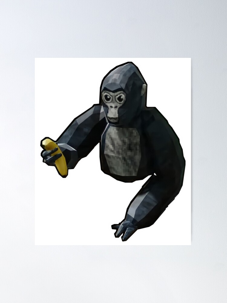 Gorilla tag gorillas pfp maker  Poster for Sale by DecalicoDesign