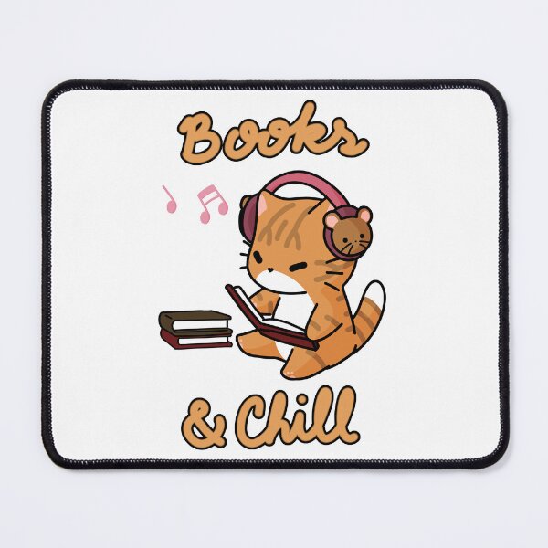 Item preview, Books and Chill designed and sold by Mamemiyu Shop.