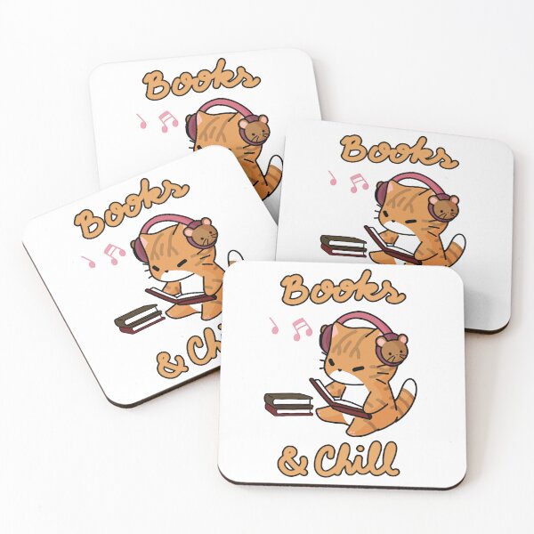 Item preview, Books and Chill designed and sold by Mamemiyu Shop.