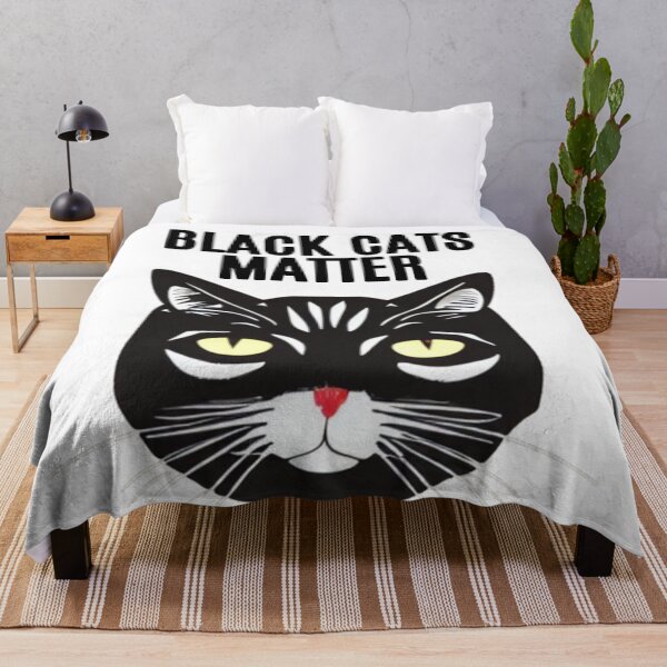 Item preview, Black Cats Matter : Beautiful Dark Cat Quote designed and sold by EnzoVectorism.