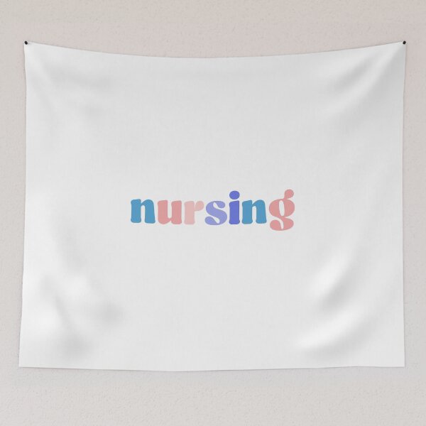 Item preview, NURSING Colorful Words designed and sold by InnaPo ⭐⭐⭐⭐⭐.