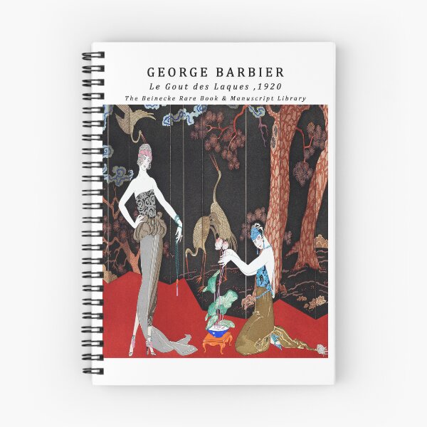 Artikelvorschau, Le Gout des Laques Modeillustration von George Barbier, Art-Deco-Werbung, Art-Deco-Mode, Vintage-Art-Deco, entworfen und verkauft von Tamas Das.