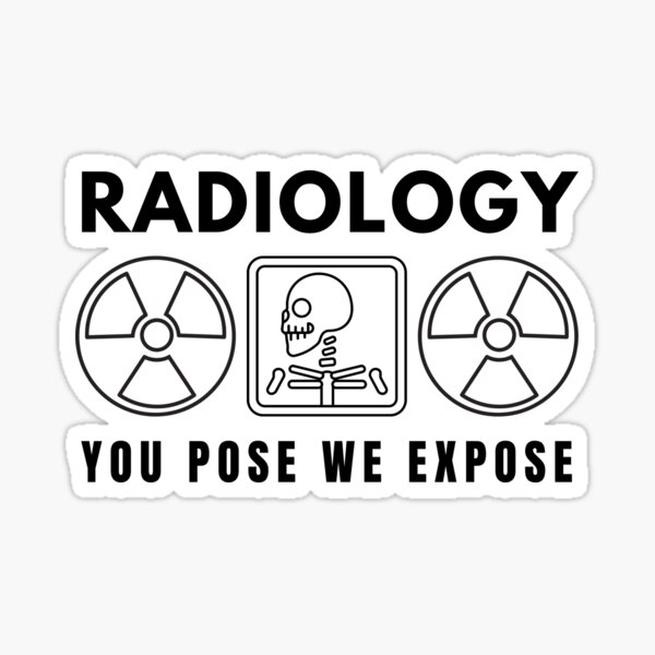 RZHV Radiology You Pose We Expose Retractable Badge Reel with