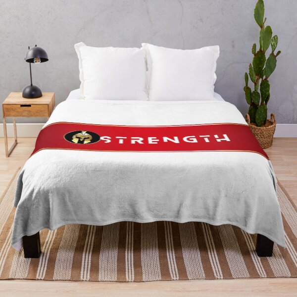 Item preview, Strength Spartan Helmet Gold White Red designed and sold by Yiorgos Designs.