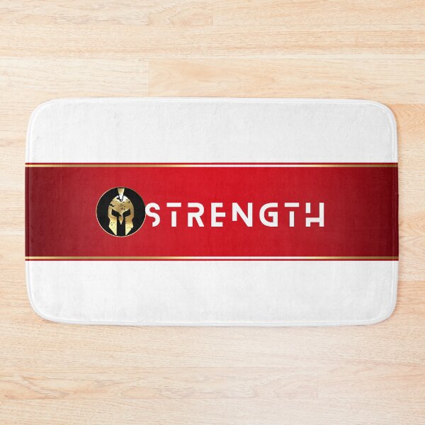 Item preview, Strength Spartan Helmet Gold White Red  designed and sold by Yiorgos Designs.