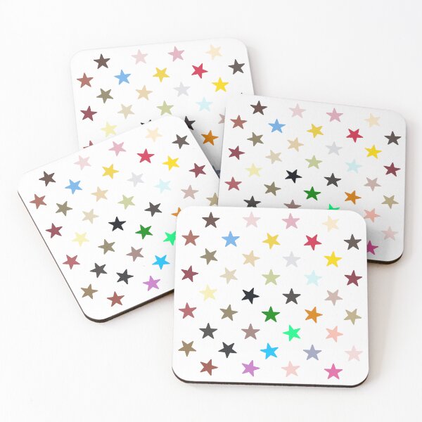 Item preview, Abstract Multi Color Star Pattern designed and sold by Pixel4Art.