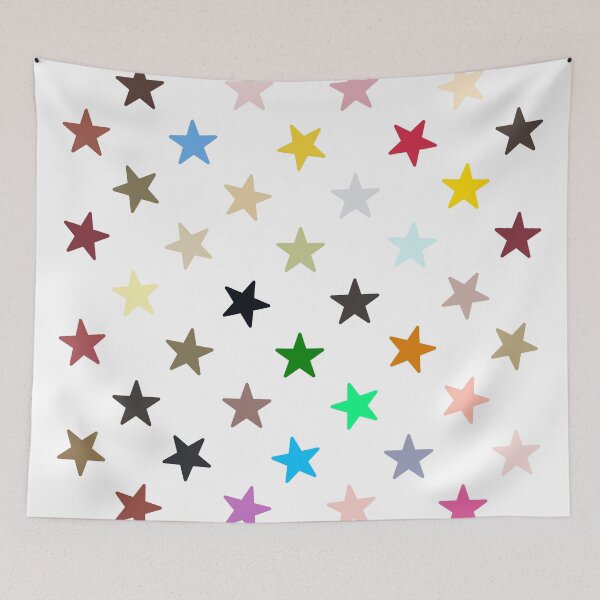 Item preview, Abstract Multi Color Star Pattern designed and sold by Pixel4Art.