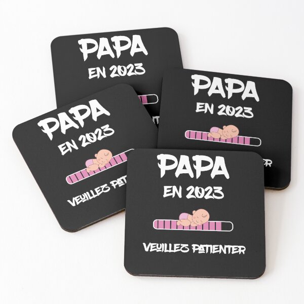 Aperçu de l'œuvre Futur Papa 2023 fi créée et vendue par Catcrea.