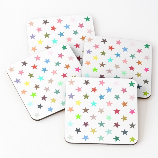 Item preview, Abstract Multi Color Star Pattern designed and sold by Pixel4Art.