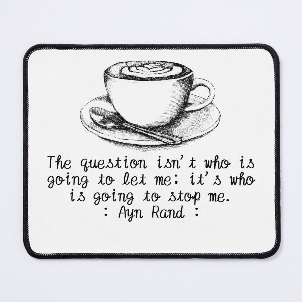 Item preview, Coffee And Quotes : Ayn Rand. designed and sold by MokonoKokoro.
